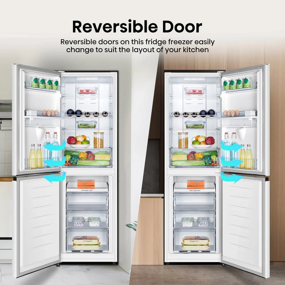 Hisense RB327N4WWE 50/50 Total No Frost Fridge Freezer White - E Rated
