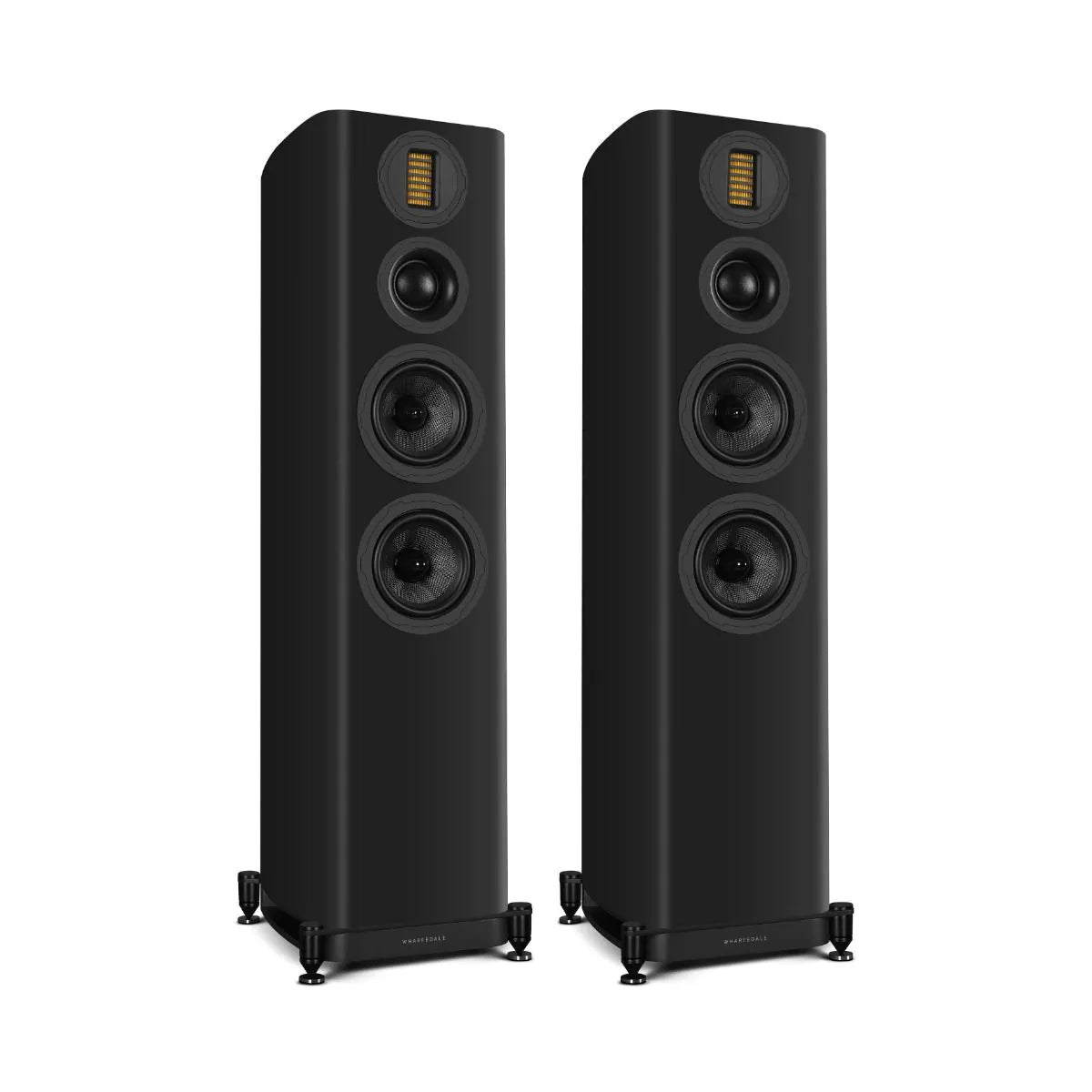 Arcam A15+ Integrated Amplifier with WiiM Pro Plus Streamer and Wharfedale EVO 5.4 Floorstanding Speakers Hi-Fi Package - Black
