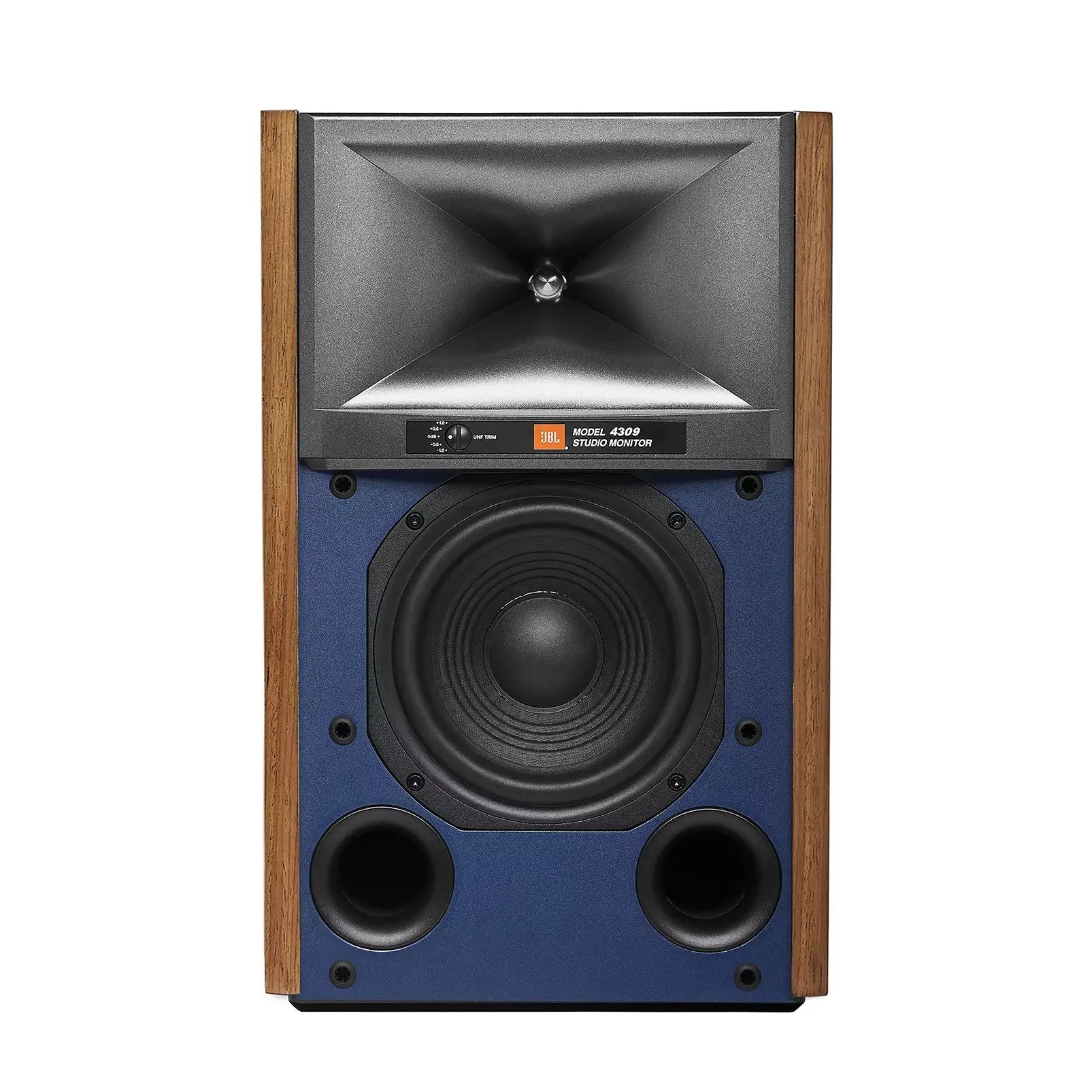 Arcam A5+ Integrated Amplifier Black with JBL 4309 Studio Monitor Bookshelf Speakers Walnut Pair