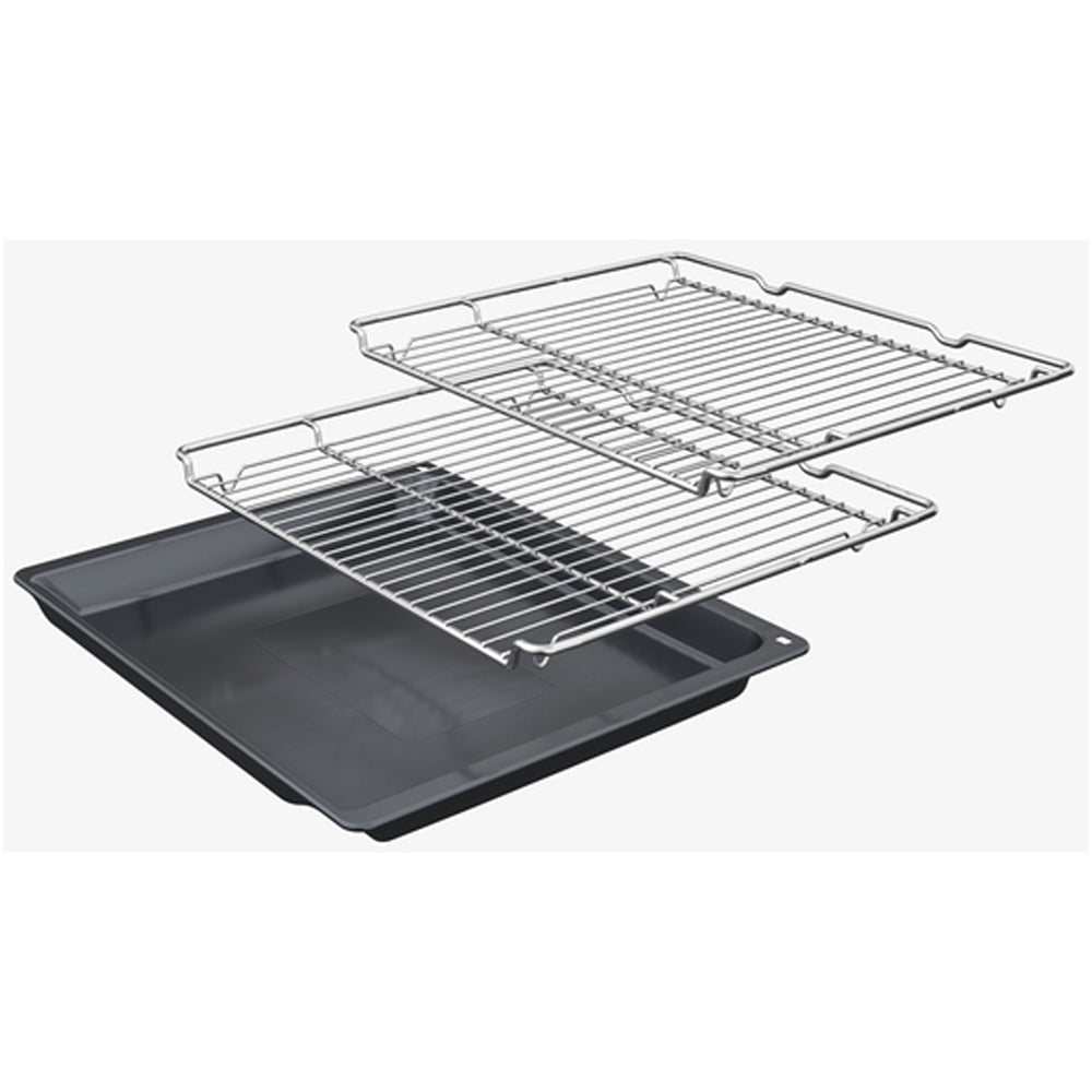 Bosch HBG7341B1B 60cm Series 8 Catalyic Electric Built in Single Oven with Air Fry Function in Black
