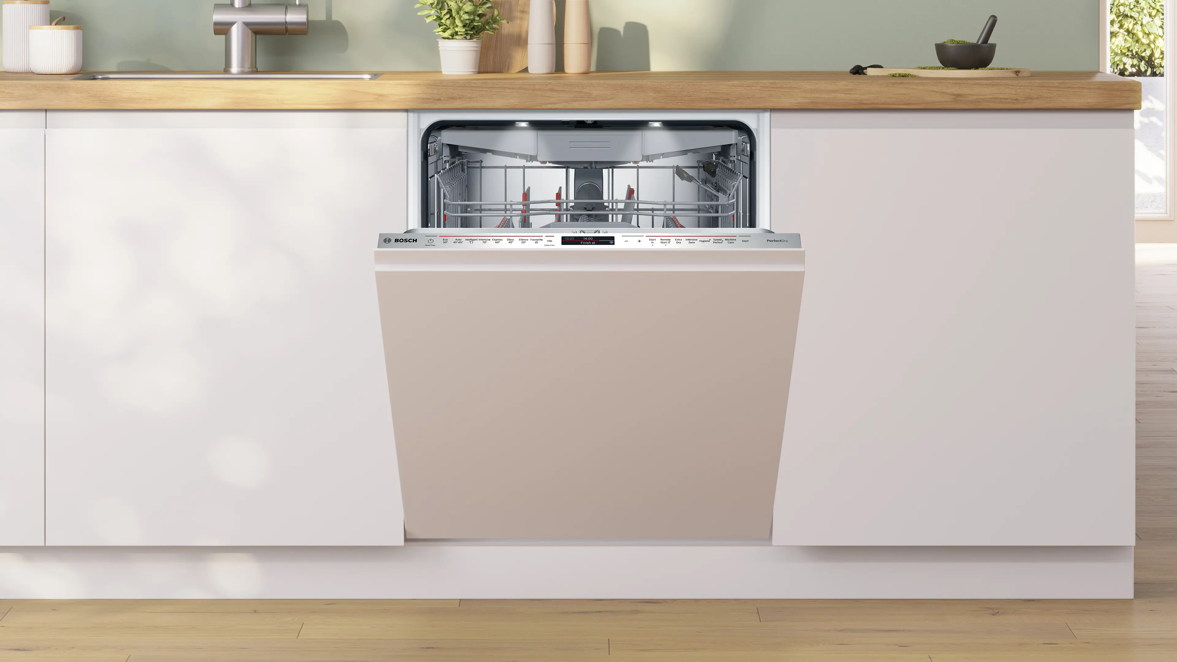 Bosch Series 8 SMD8YCX03G Fully Integrated Dishwasher 14 Place Settings