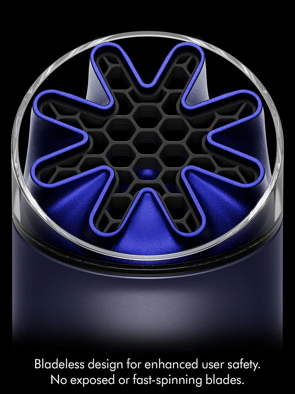 Dyson HushJet Mini Cool Portable Cooling Fan - Cobalt/Ink