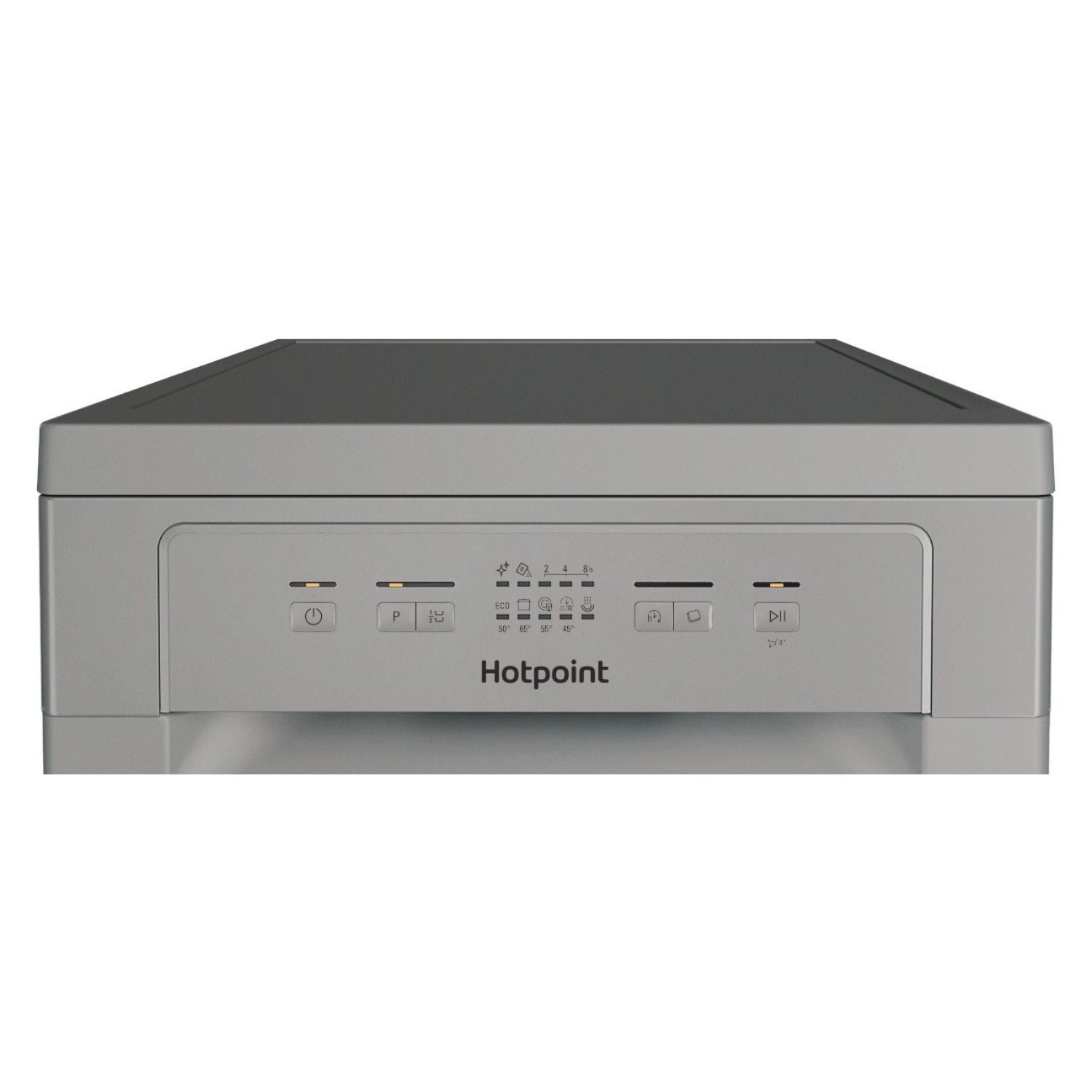 Hotpoint HP2FE10CS90SUK Freestanding Slimline Dishwasher 10 Place Setting Silver