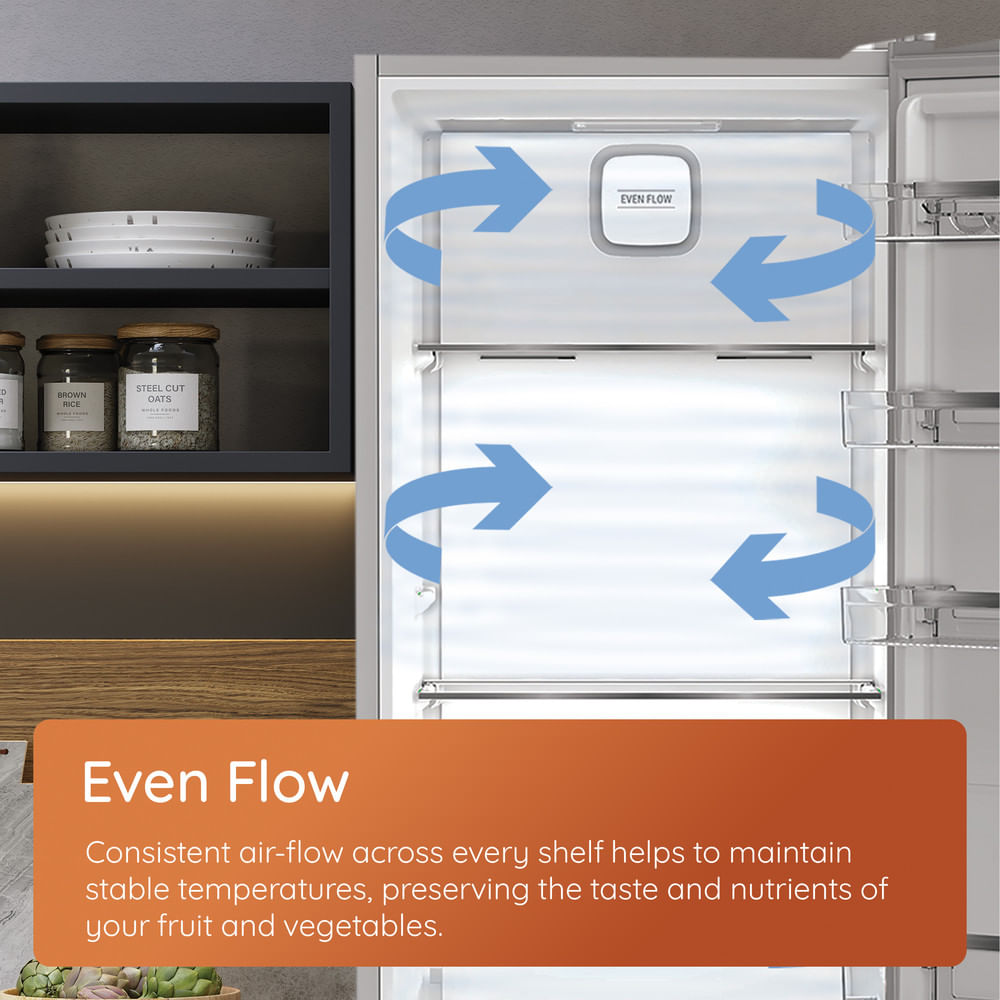 Hotpoint HPK 26363 W4UK Dual No Frost 60/40 Fridge Freezer with Even Flow White HPK26363W4UK