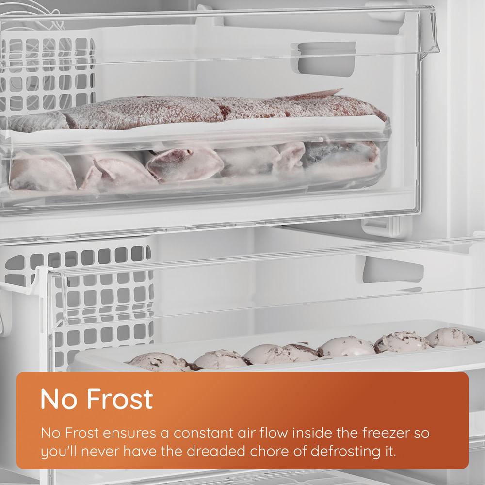 Hotpoint HPKH1261WS5UK Freestanding No Frost 50/50 Fridge Freezer with Water Dispenser