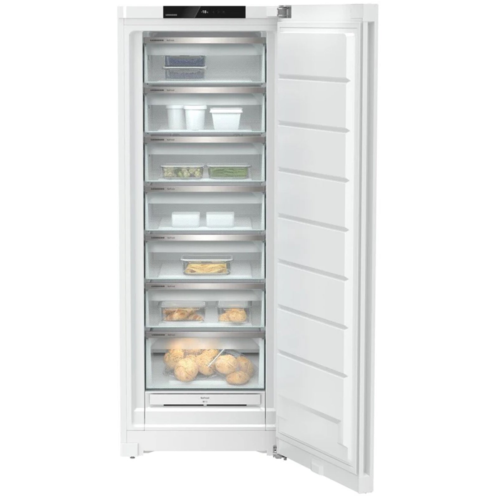 Liebherr Plus FNC7227 70cm 363L No Frost Tall Freestanding Freezer White