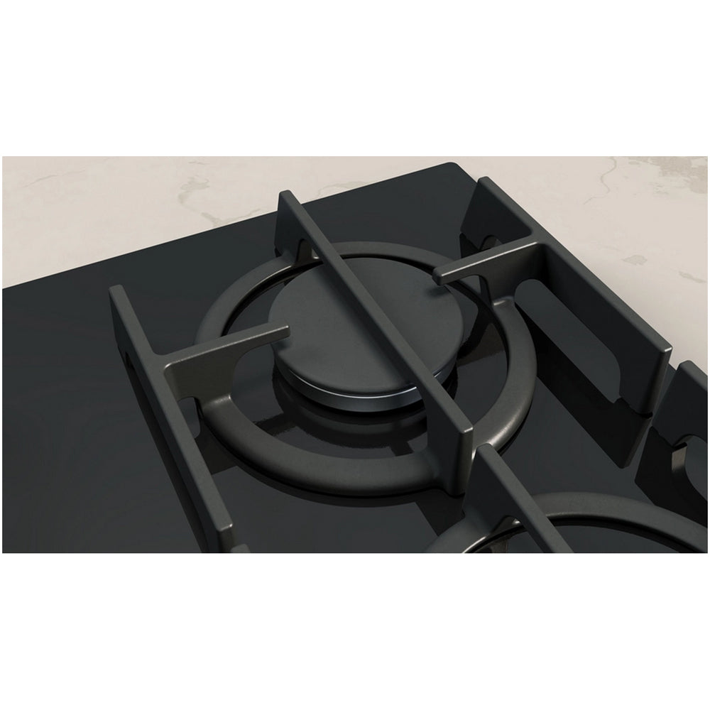 Neff T26PIP4S0 60cm Wide 4 Zone Gas Hob with Tempered Glass Black