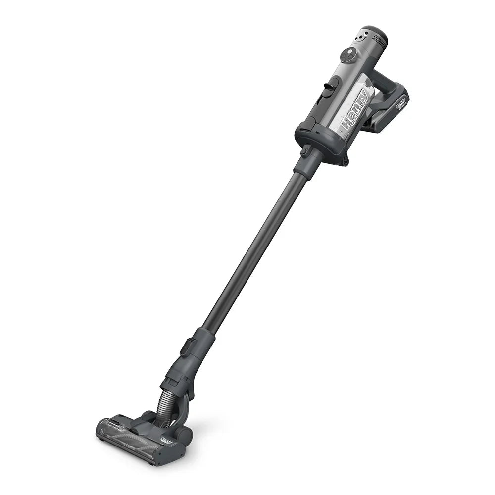 Numatic Henry Quick Pro Cordless Vacuum Cleaner with up to 60 Minutes Run Time Grey - 919149