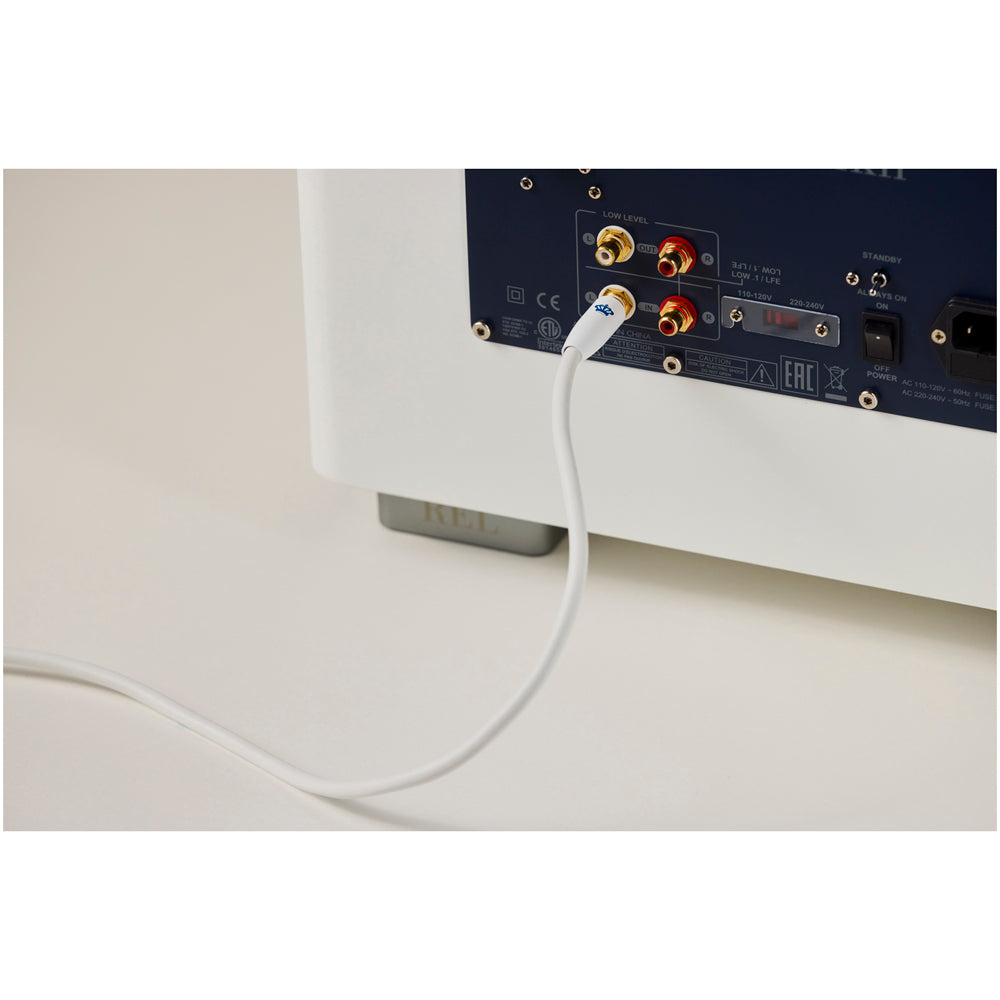 REL Commander .1/LFE 3 Metre Subwoofer Cable White