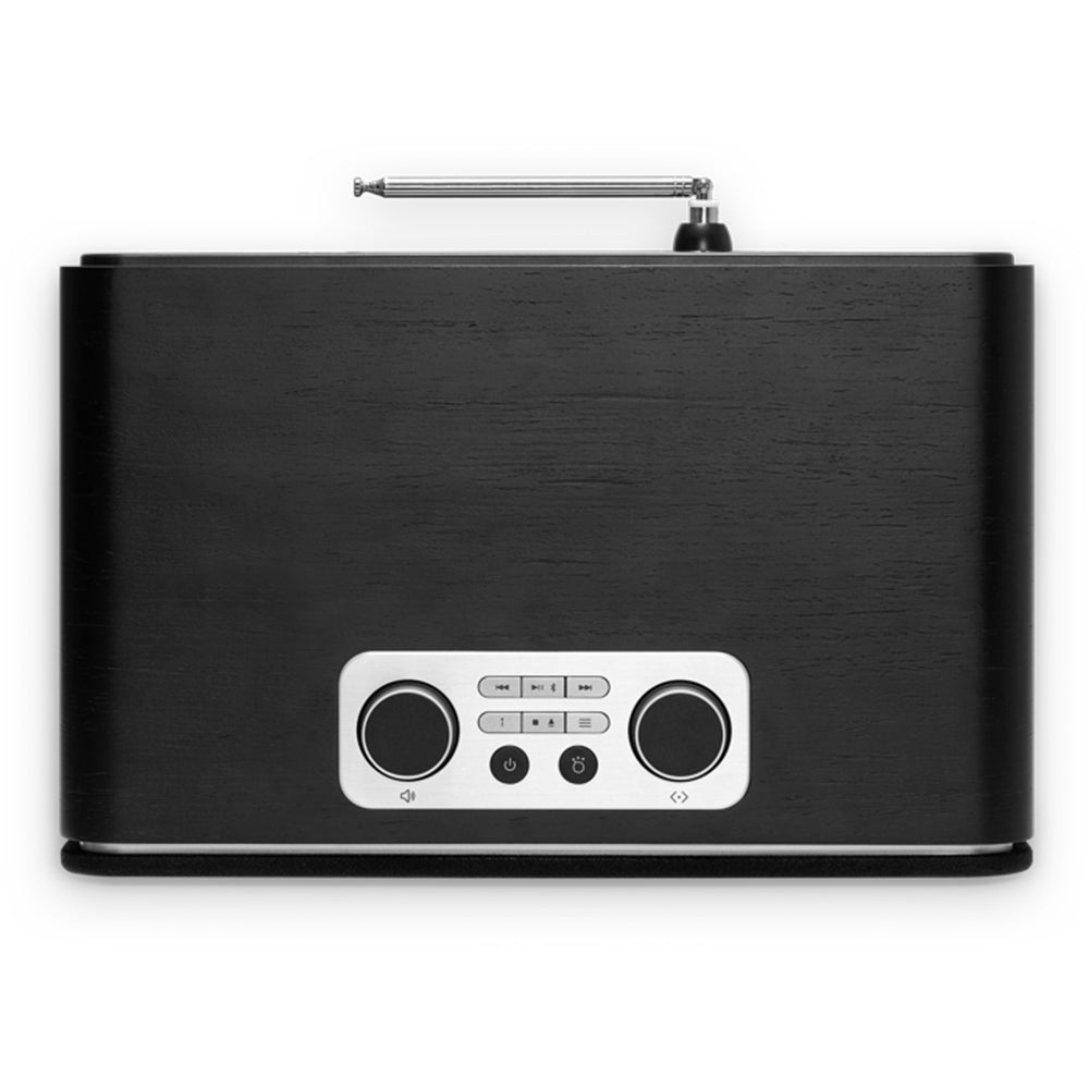 Roberts Stylus Luxe Direct Drive Turntable and Blutune 300L DAB+ BT CD USB Sound System Black HiFi Package