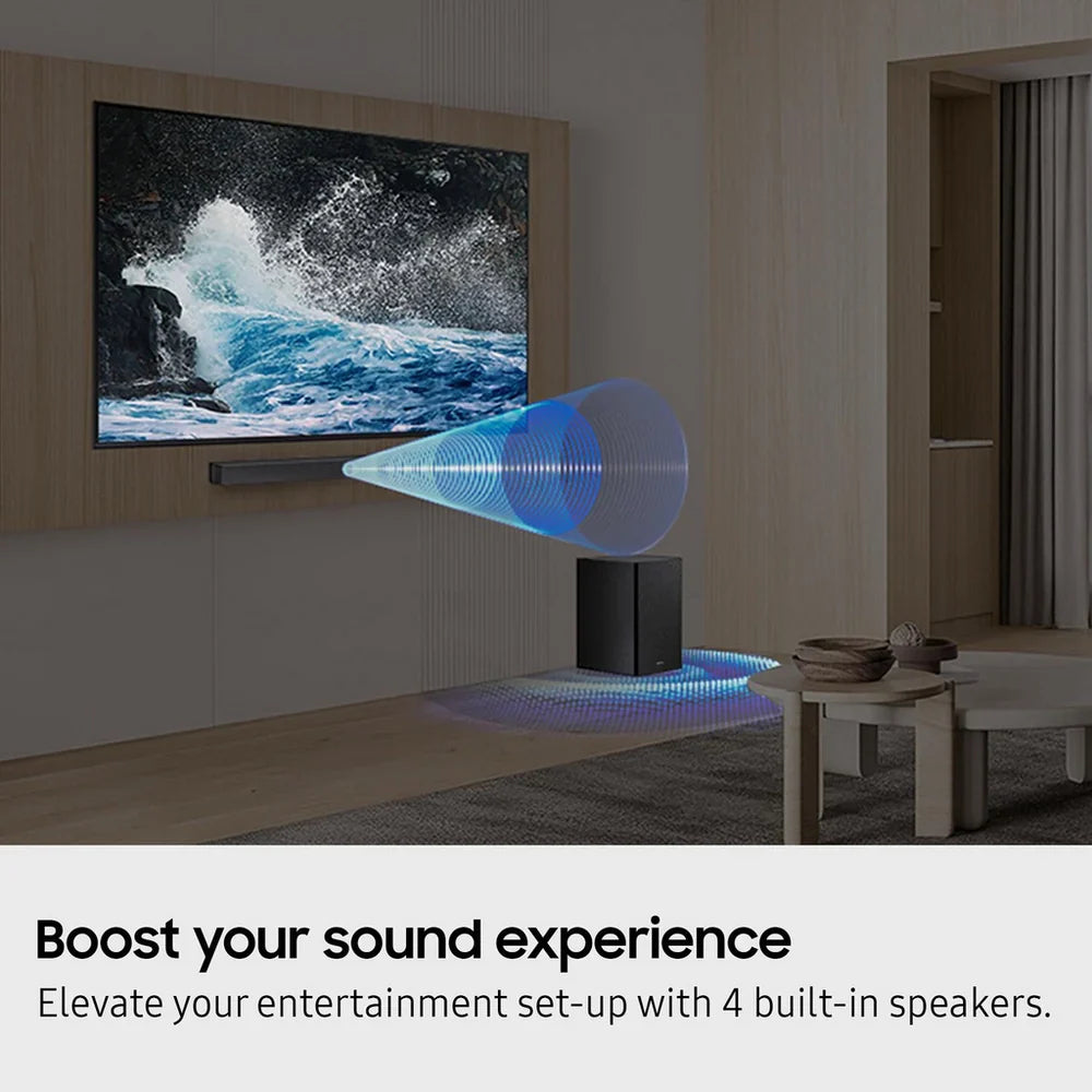 Samsung HW-B650F B-Series 3.1ch 370W Soundbar with Wireless Subwoofer Black 2025