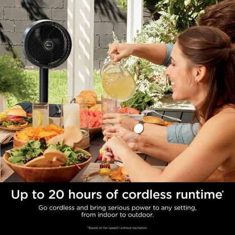 Shark FlexBreeze High-Velocity Hybrid Cordless and Corded Fan FA220UK