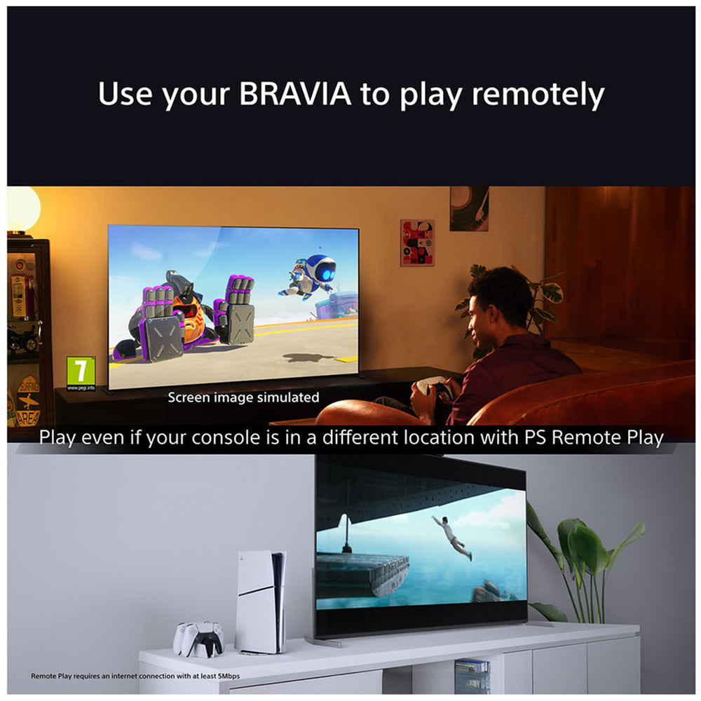 Sony K55XR8M25BP 55 Inch BRAVIA 8 II QD-OLED 4K Ultra HDR Smart Google TV