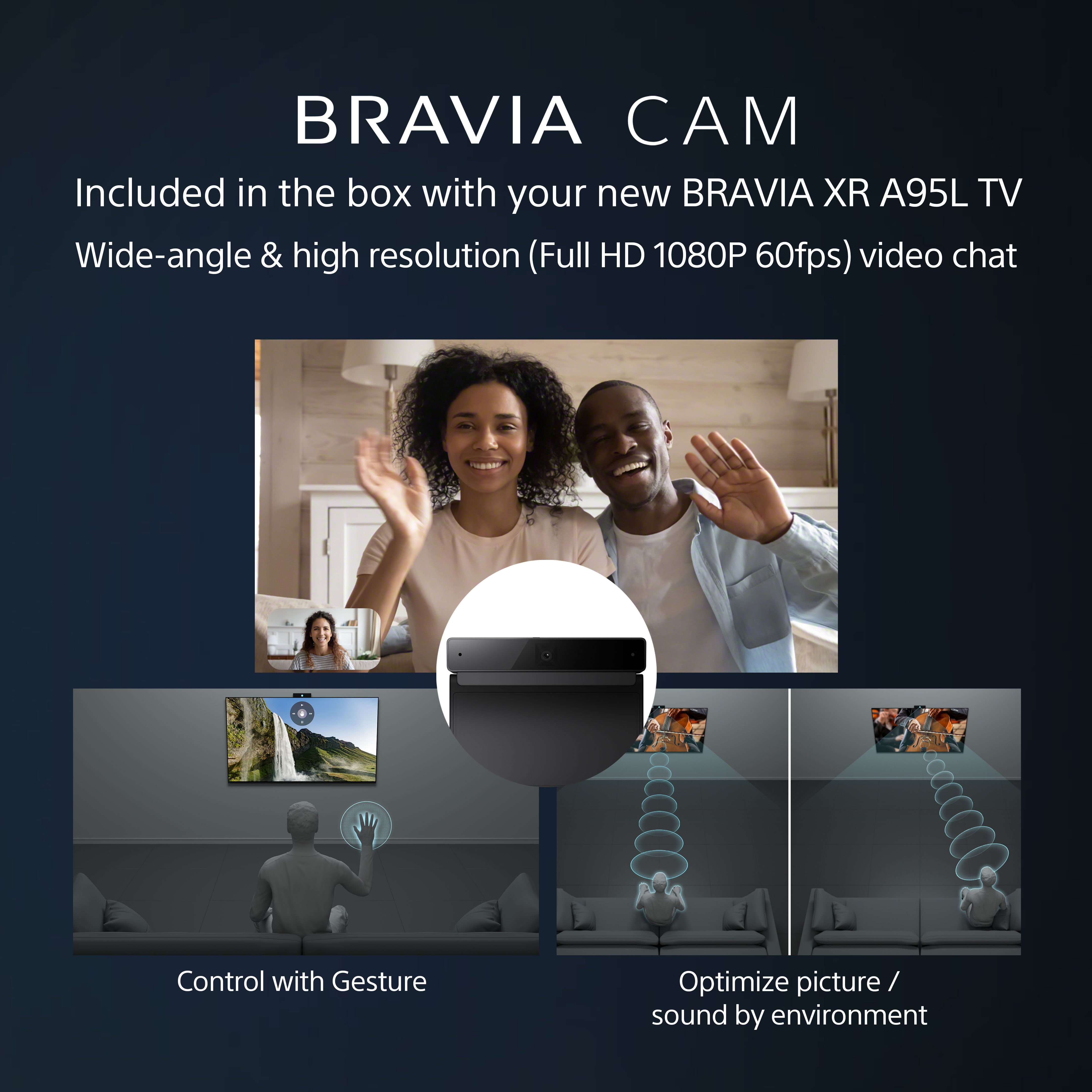 Sony XR77A95LPU 77 Inch A95L 4K UHD HDR Google Smart Bravia TV