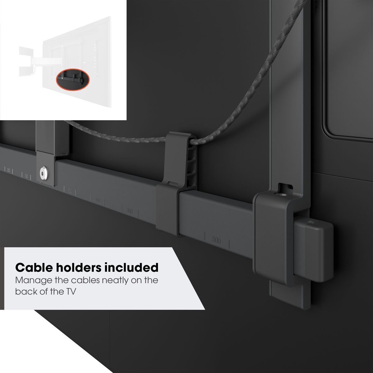 Vogels Elite TVM 5645 Full-Motion TV Wall Mount Black