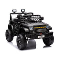 Garvee Ride - P Series: 12V Kids Ride On Truck for Toddles age 3+,with 2.4G Remote Control, Spring Suspension, Battery Display, LED Lights, Music, Battery Powered Ride on Car - Black