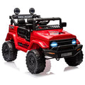 Garvee Ride - P Series: 12V Power Wheel Electric Car for Kids, Ride on Toys with Led Lights Bluetooth, 3 Speeds, Spring Suspension - Red