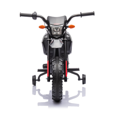 Garvee Ride - P Series: Kids Electric Ride on Motorcycle, Licensed Honda Battery Powered Motorbike Toy, with Training Wheels, Rechargeable Battery, Headlight, Engine Sounds, for Children Girls Boys - Black