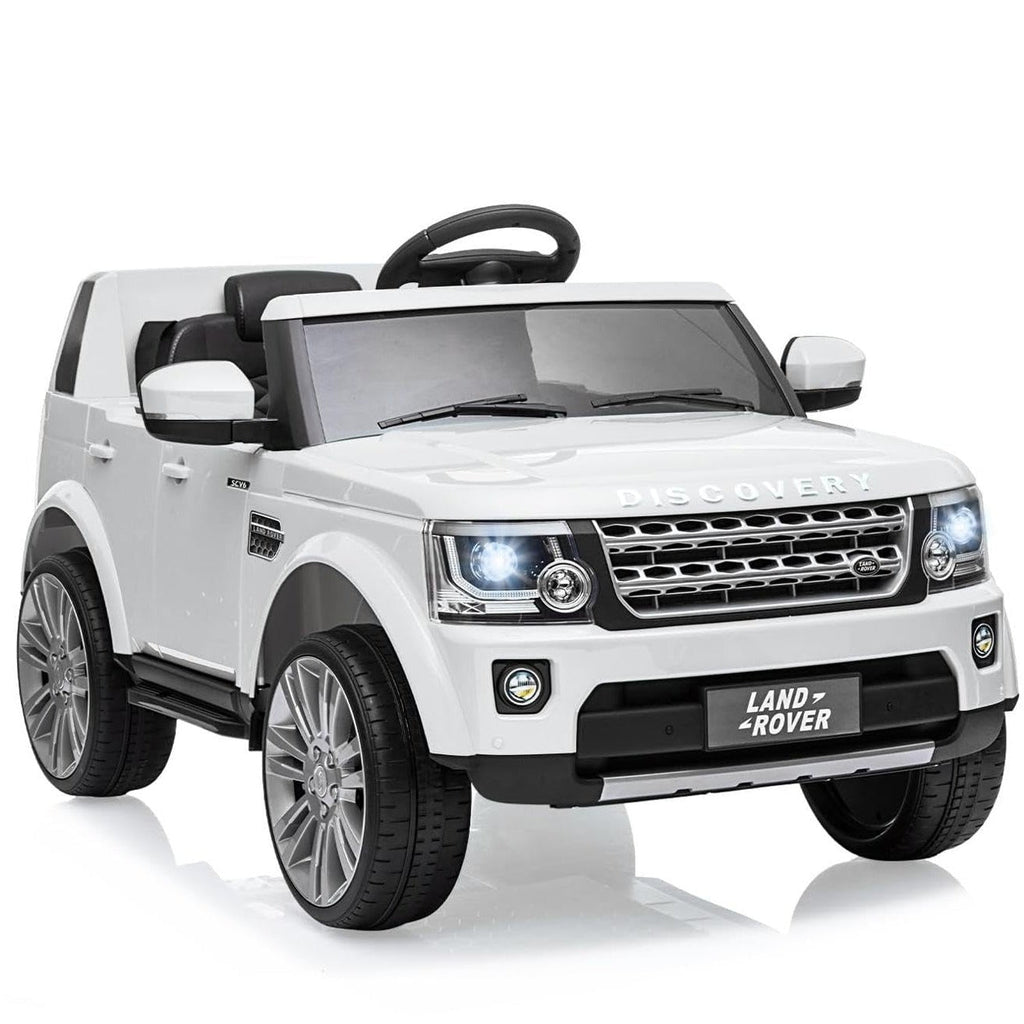 Garvee Ride - P Series: 12V Electric with Remote, Music Player, MP3, LED Lights, 4 Wheels, White