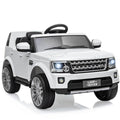 Garvee Ride - P Series: 12V Electric with Remote, Music Player, MP3, LED Lights, 4 Wheels, White