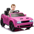 Garvee Ride - P Series: 12V Electric Vehicles Battery Powered with Remote Control, LED Lights, Bluetooth, MP3 for Boys Girls - Pink