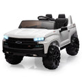 Garvee Ride - P Series: 24V 2-Seater Ride On Car For Kids For 3 - 8 years, Licensed Chevrolet Silverado - White