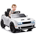 Garvee Ride - P Series: 12V Electric Vehicles Battery Powered with Remote Control, LED Lights, Bluetooth, MP3 for Boys Girls - White