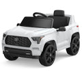 Garvee Ride on Truck Car 12V Battery Powered Kids Electric Vehicles, Licensed Toyota Kid Cars, Ride on Toys with Remote Control, Spring Suspension, LED Lights, Music, 3 Speeds
