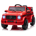 Garvee Ride P Series 12V Mercedes-Benz G63 Ride-On: Remote Control, Suspension, Soft Start, LED, Bluetooth, Music, 2x25W Motors - Red