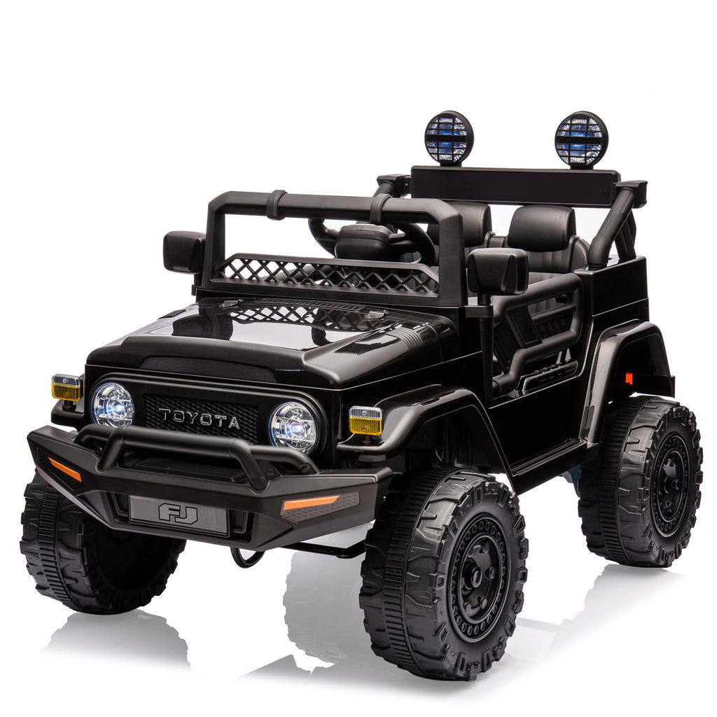 Garvee Ride - P Series: 12V Ride-On Truck for Kids: Remote Control, Battery Powered Electric Car, Music, LED Lights, Suspension System, Double Doors, Safety Belt, Ride-On Toy
