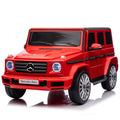 Garvee 12V Kids Ride On Car, Licensed Mercedes-Benz G500 Electric Vehicles w/Parent Remote Control, 4xSpring Suspension, 3 Speeds, Rocking, LED Lights, Battery Powered Ride on Toy for Boys Girls, Red