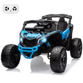 Garvee Ride - P Series: 12V Can-Am Ride-On UTV: Remote Control, Large Seat, Music, LED Lights, Spring Suspension, for Boys & Girls - Blue