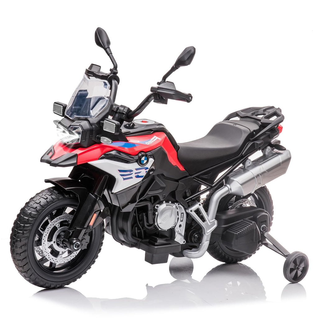 Garvee Ride - P Series: 12V 7AH Kids Motorcycle + High/Low Speed + EVA Tire + LED Headlights + Spring Suspension + Music + Training Wheels + Boys and Girls
