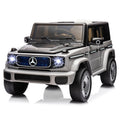 Garvee 12V Licensed Mercedes-Benz EQG Kids Ride On, LED, Music - Grey