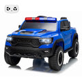 Garvee 12V Electric Ride On Truck for Kids Licensed RAM Pickup Truck Dual Motor Remote Control LED Lights Music Storage