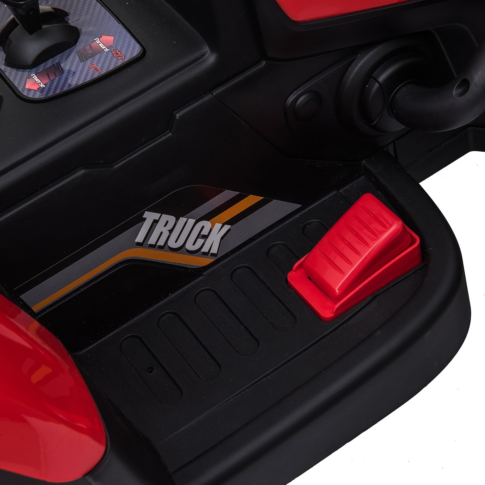Garvee Ride - P Series: 12V Electric Tractor & Trailer for Kids, 3-6 Yrs - With RC - Red / 35W
