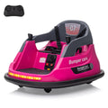 Garvee Ride - P Series: 12V Kids Bumper Car with Remote Control, LED Lights & 360 Degree Spin, Indoor and Outdoor Kids Toy for 18+ Months Kids - Rose