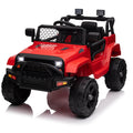 Garvee Ride - P Series: 12V Ride On Truck Car for kid : Remote Control, 3 Speeds, MP3 Music, Suspension, LED Lights,for 3+ Year Old - Red