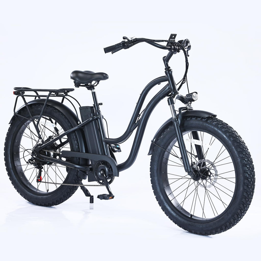 Garvee Beach Electric Cycle, 750W Brushless Motor, 26" Mountain Bike for Adults, 48V/16Ah Removable Battery, Max Speed 32 Miles/Hour, Use Larger Size Display,7 Gears e-Bike,4 Modes