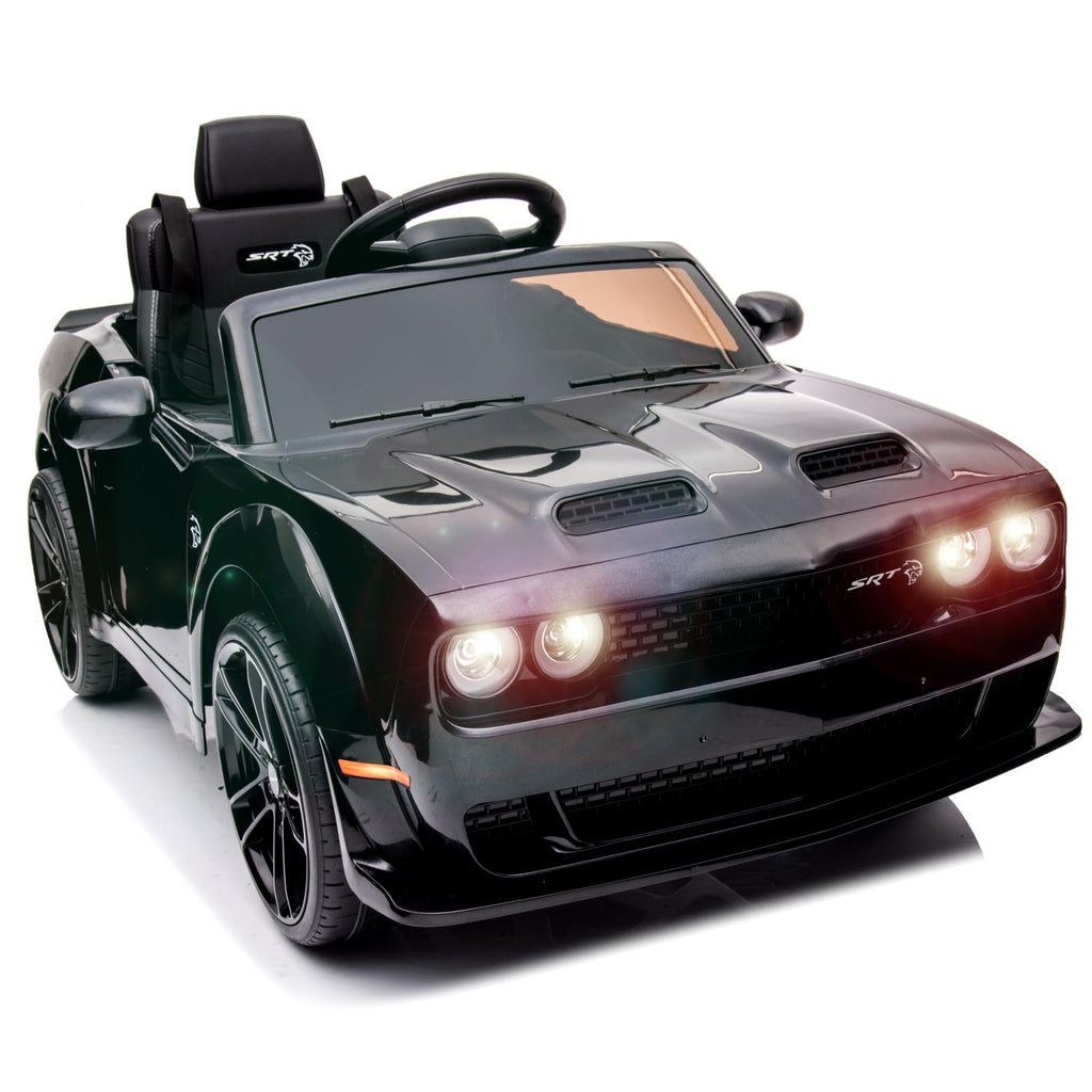 Garvee Ride - P Series: 12V Electric Vehicles Battery Powered with Remote Control, LED Lights, Bluetooth, MP3 for Boys Girls - Police