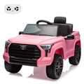 Garvee Ride - P Series: 12V Ride on Car For Kids Age 3+ , Licensed Toyota, with Remote Control, MP3, LED Lights, Suspension System, Double Doors, Safety Belt, Ride On Toys for Boys Girls - Pink