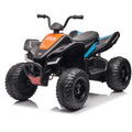 Garvee Ride - P Series: 24V Battery Powered Kids Electric Vehicle, 4 Wheeler Quad w/Headlights, MP3, USB, Volume Control, Large Seat, Electric Ride on Toys Best Gifts for 18-36 Months Boys and Girls (Grey)