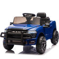 Garvee Ride On Pickup Truck Car 12V Battery Powered Electric Vehicle with Remote Control & Suspension System, Double Doors, Seat Belt, LED Lights, Music - Kids Outdoor Toy