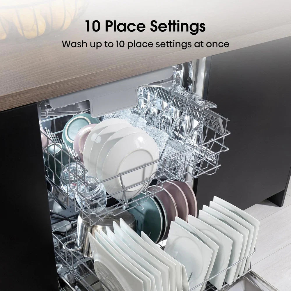 Hisense HS523E15BUK Slimline Freestanding Dishwasher 10 Place Settings Black - E Rated