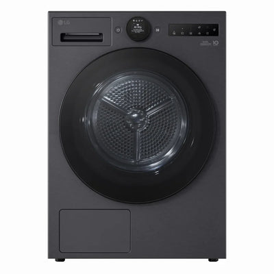 LG RHX7010TBB AI Dry 10kg Dual Inverter Heat Pump Tumble Dryer Black