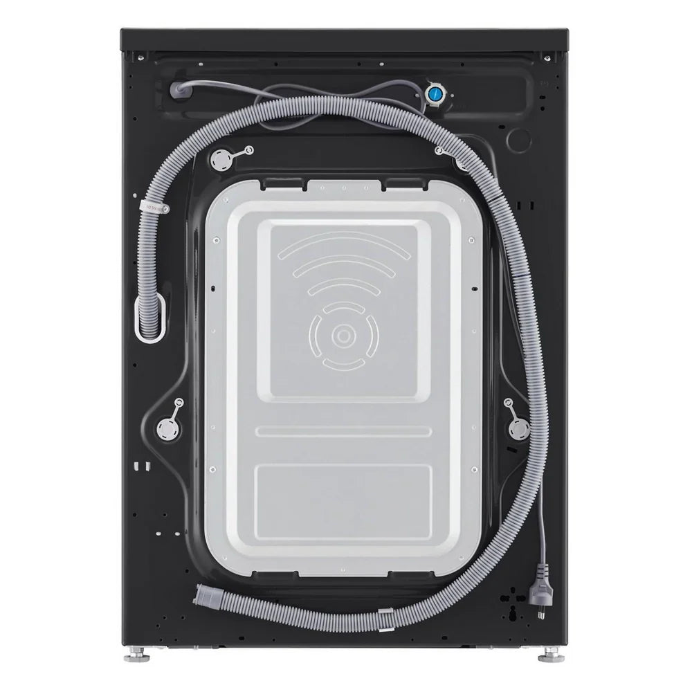 LG W4X1095NNK 9kg+5kg 1400 Spin Freestanding Washer Dryer Gloss Black
