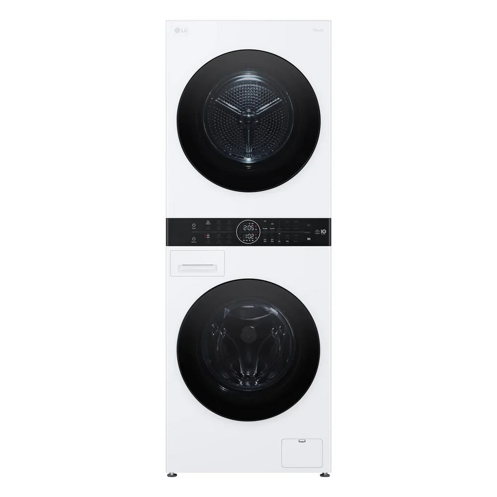 LG WT1210WWF 12kg/10kg 1400 Spin WashTower TurboWash Washer Dryer White
