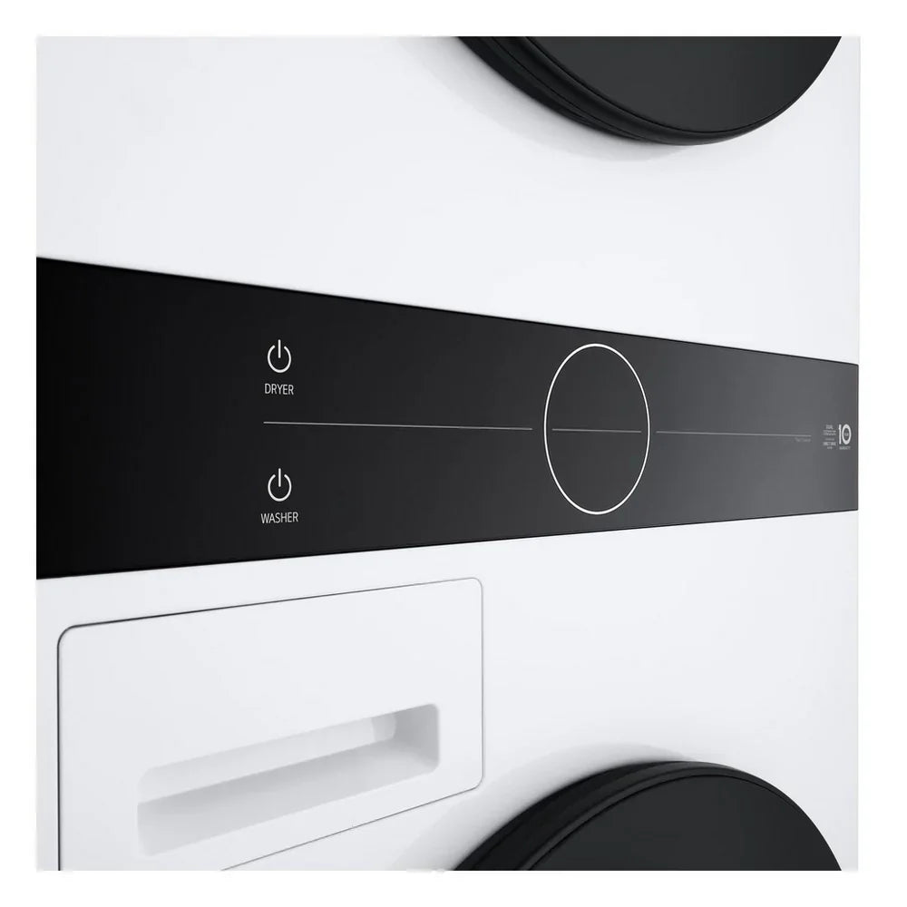 LG WT1210WWF 12kg/10kg 1400 Spin WashTower TurboWash Washer Dryer White