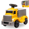 Garvee Ride - P Series: 6V Ride On Truck Toy for Kids Ages 3+ | Electric Dump Truck with Rechargeable Battery, Music & Storage | Indoor/Outdoor 4-Wheeler with Treaded Tires | Ergonomic Seat & Rubber Handle (4.5Ah)