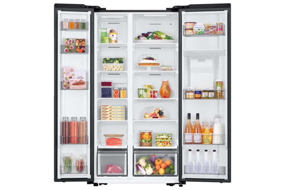 Samsung RS57DG410EB4EU Bespoke AI Series 7 SpaceMax Smart American-Style Fridge Freezer Black